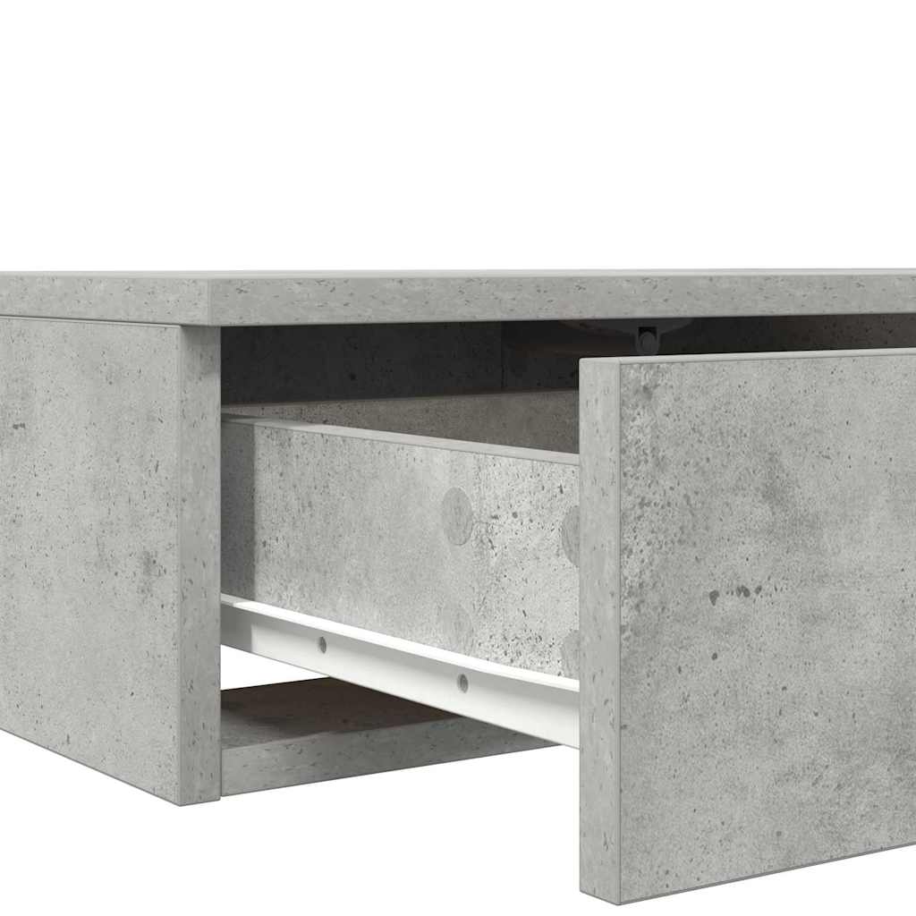 Bettschubladen Beton Grau 180 x 36,5 x 16,5 cm Holzwerkstoff