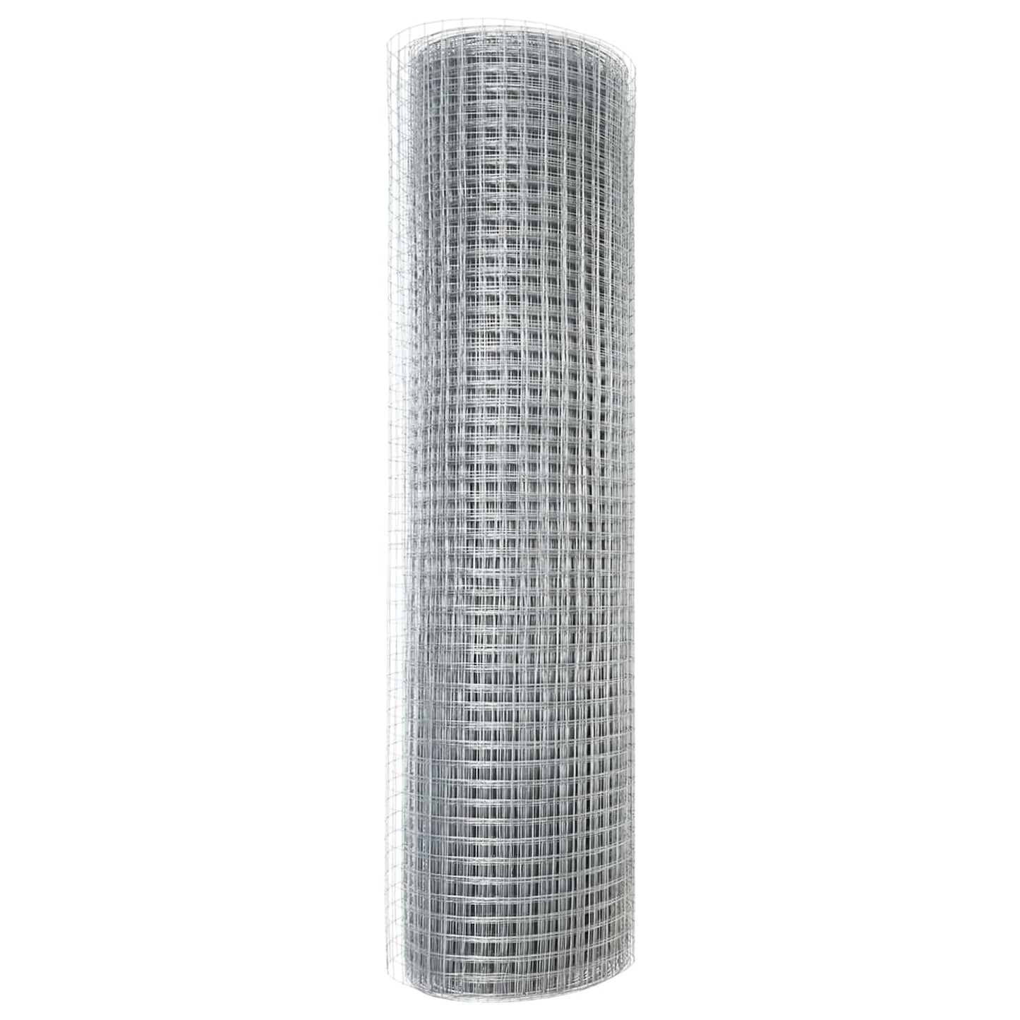Geschweißter Drahtzaun Silber 0,6 x 10 m