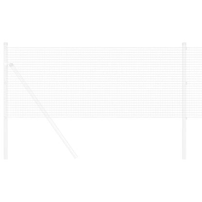 Geschweißter Drahtzaun Silber 1,2 x 10 m