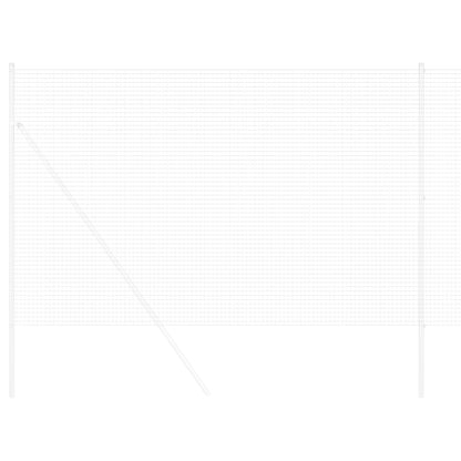 Geschweißter Drahtzaun Silber 1,6 x 10 m