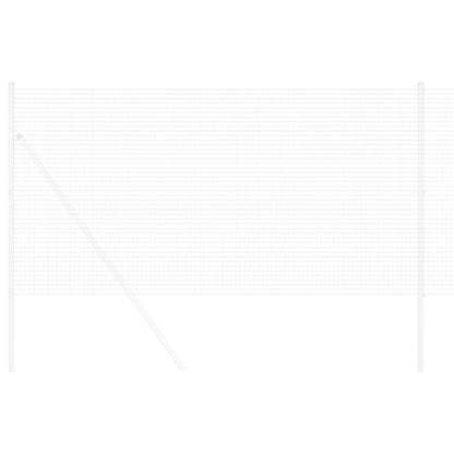 Geschweißter Drahtzaun Silber 1,2 x 50 m