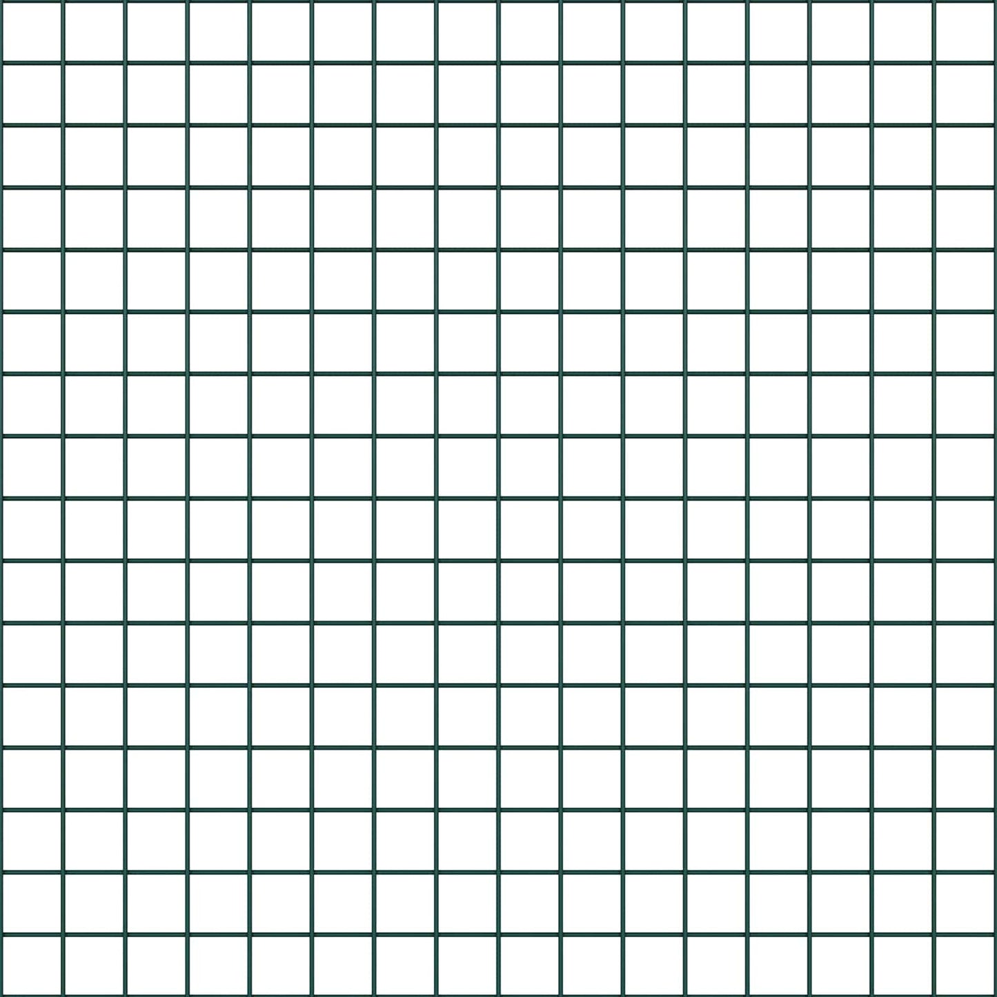 Geschweißter Drahtzaun Grün 0,6 x 10 m