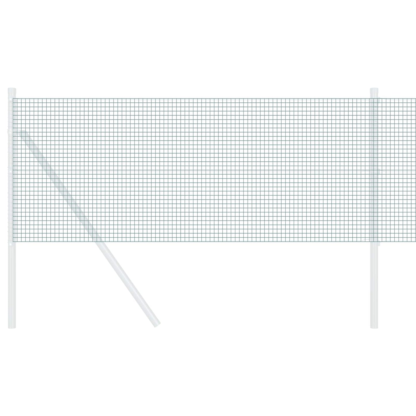 Geschweißter Drahtzaun Grün 0,8 x 10 m
