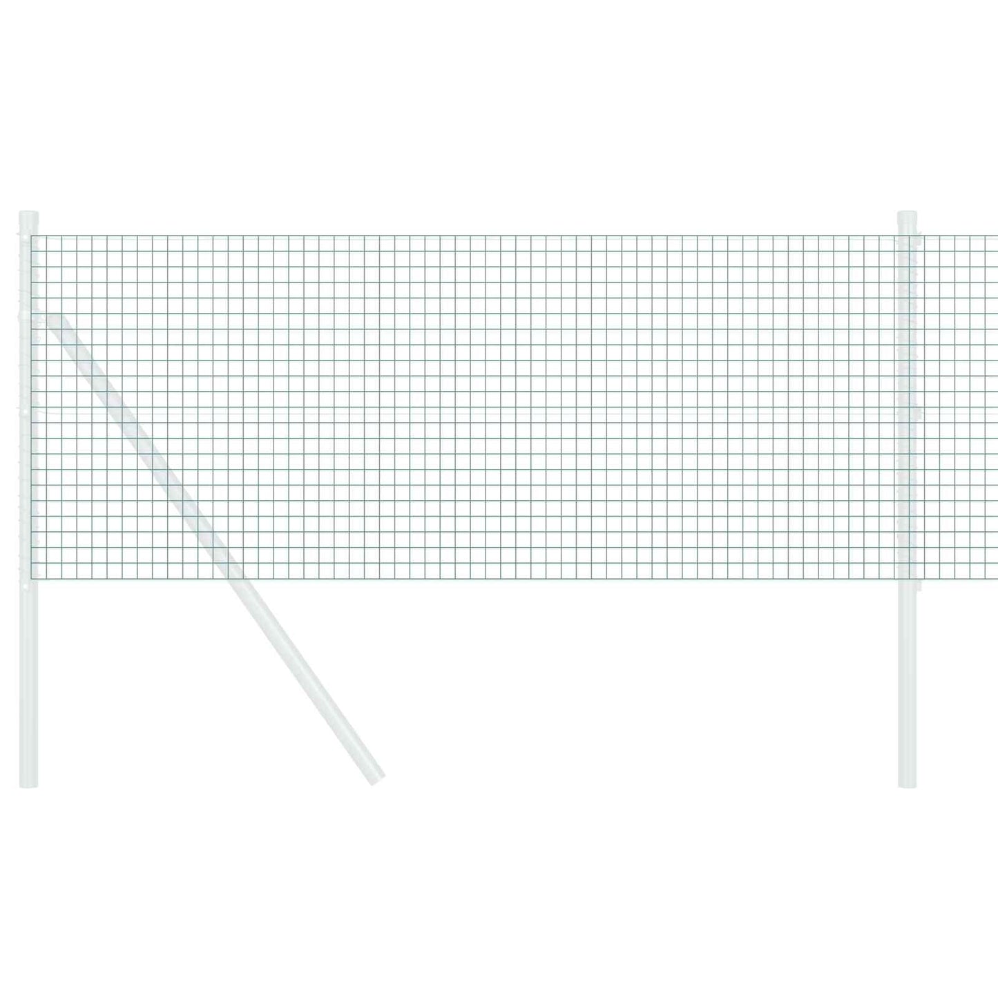 Geschweißter Drahtzaun Grün 0,6 x 25 m