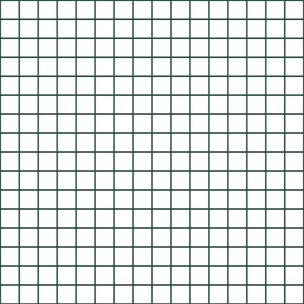 Geschweißter Drahtzaun Grün 1,5 x 25 m