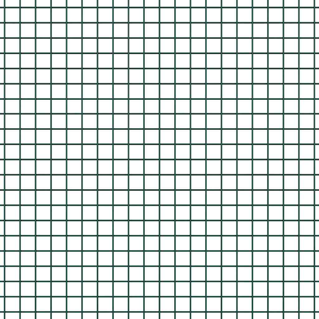 Geschweißter Drahtzaun Grün 1,5 x 50 m
