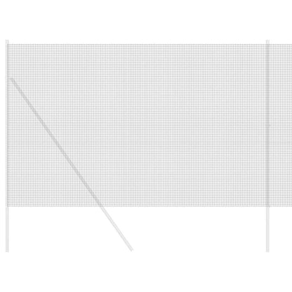 Geschweißter Drahtzaun Grau 1,6 x 10 m