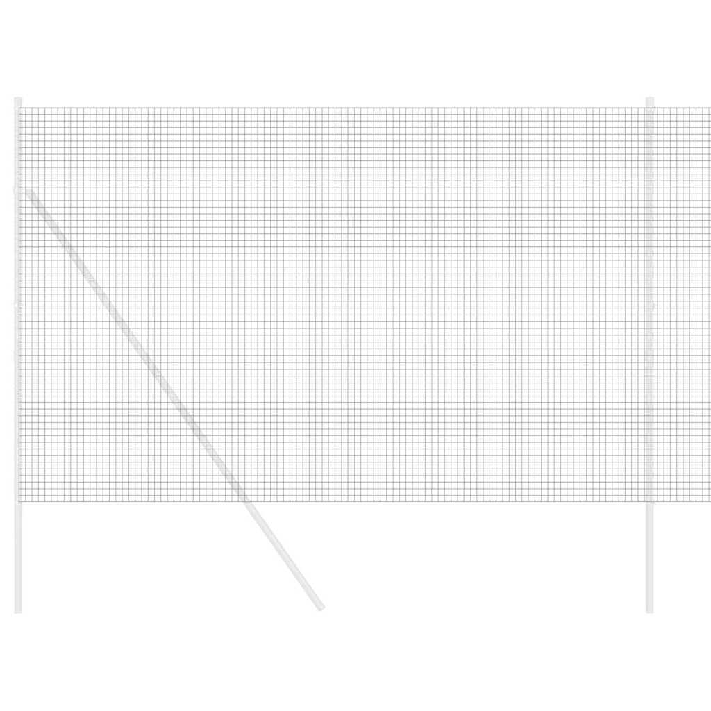 Geschweißter Drahtzaun Grau 1,6 x 10 m