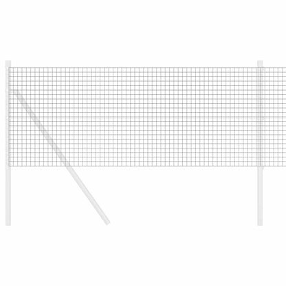Geschweißter Drahtzaun Grau 0.4 x 50 m