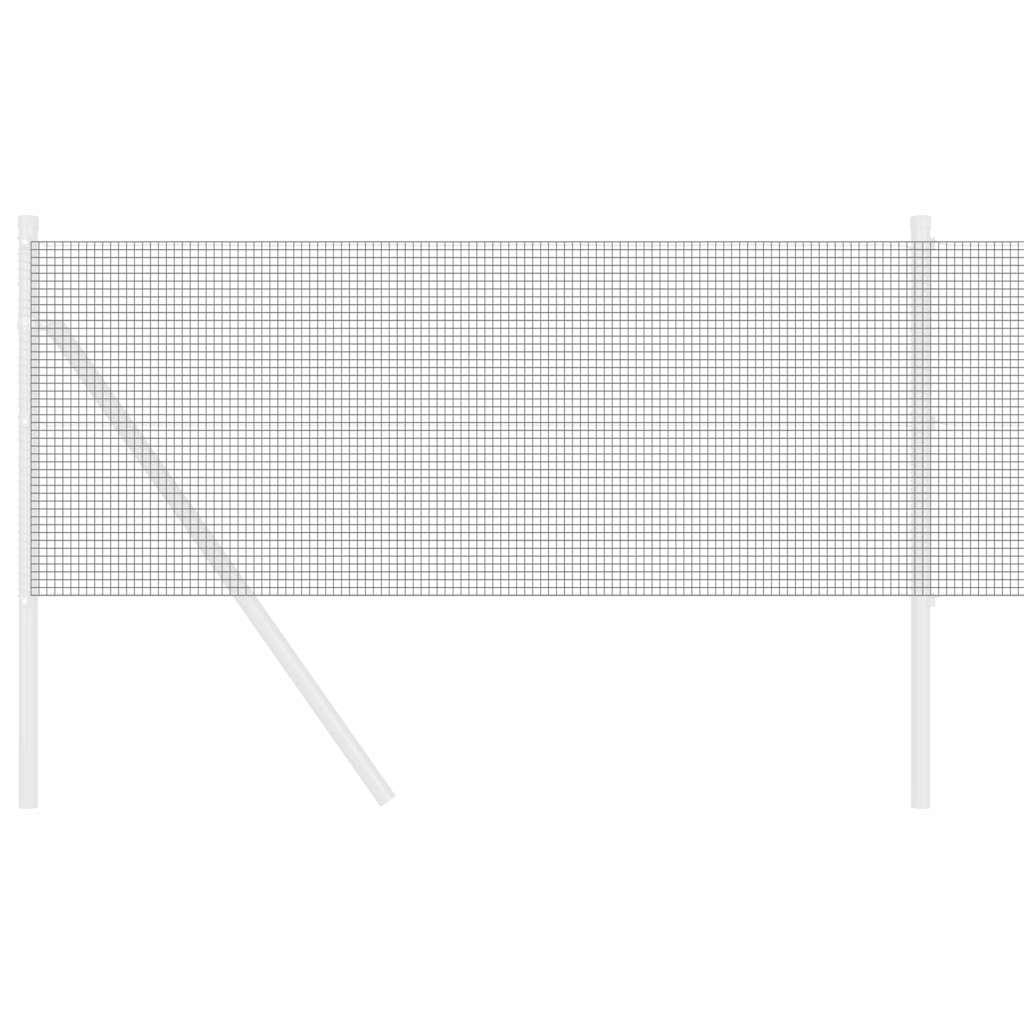 Geschweißter Drahtzaun Grau 0,6 x 100 m