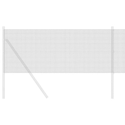 Geschweißter Drahtzaun Grau 0,8 x 100 m