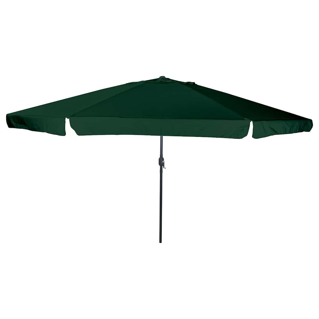 Garten-Sonnenschirm Grün 394 x 394 x 248 cm Polyester und Stahl