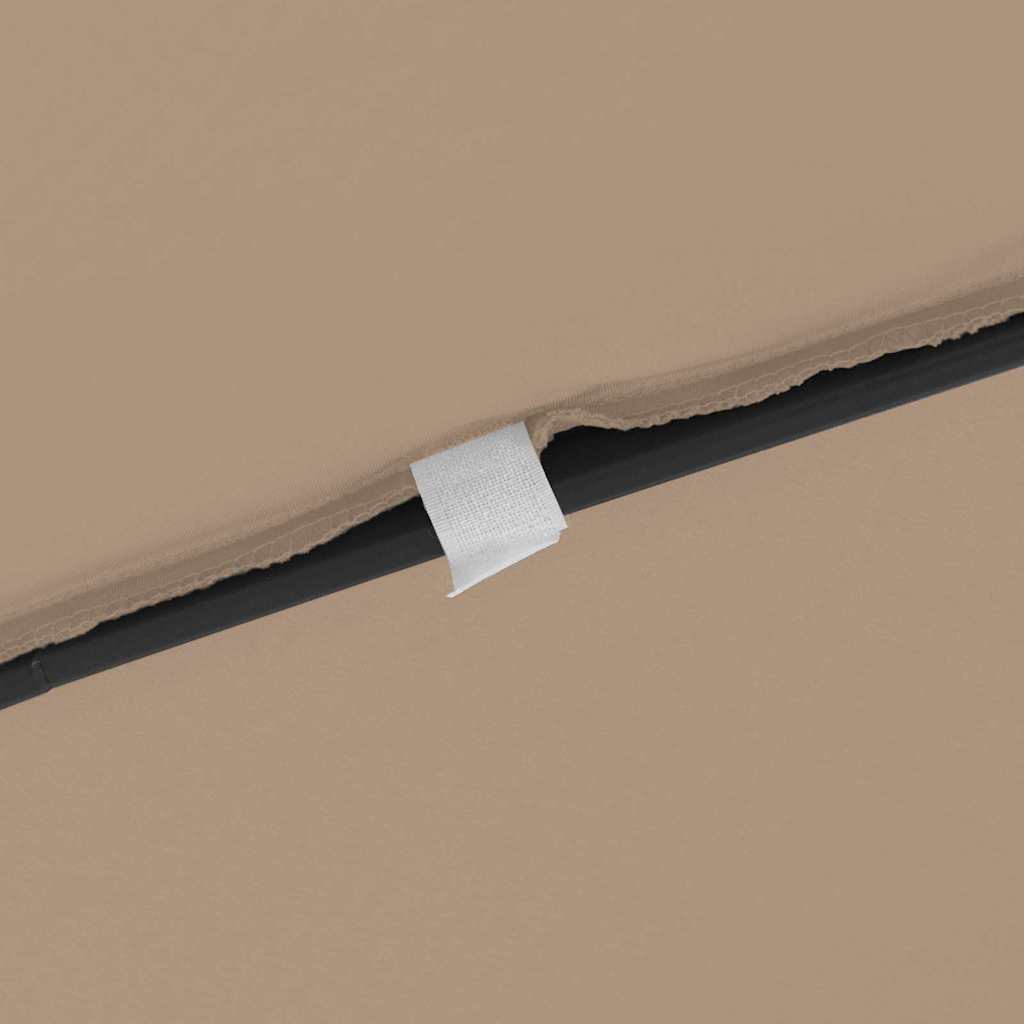 Garten-Sonnenschirm Taupe 295 x 295 x 245 cm