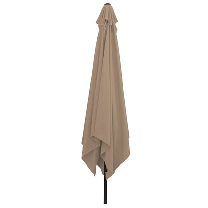 Garten-Sonnenschirm Taupe 295 x 295 x 245 cm