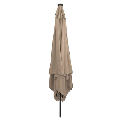 Garten-Sonnenschirm Taupe 295 x 295 x 245 cm