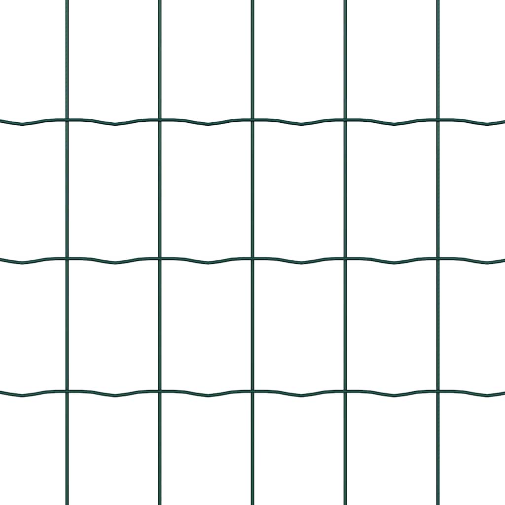 Eurozaun Grün 0,4 x 10 m PVC-beschichtetes Eisen