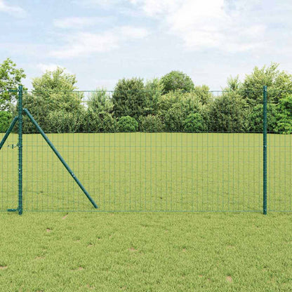 Eurozaun Grün 1,2 x 10 m PVC-beschichtetes Eisen