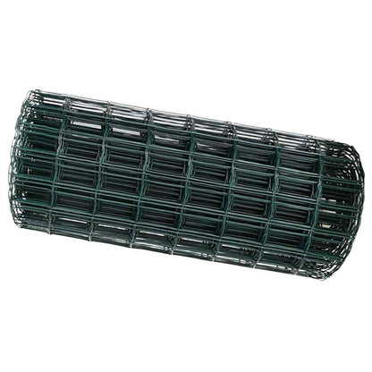Eurozaun Grün 0,8 x 10 m PVC-beschichtetes Eisen