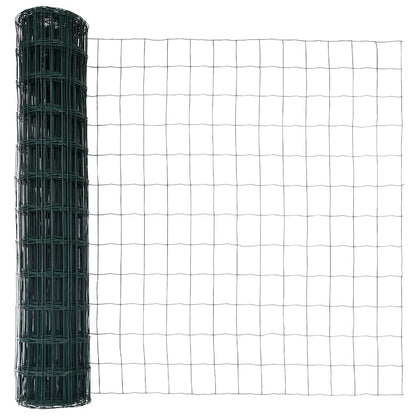 Eurozaun Grün 1,2 x 10 m PVC-beschichtetes Eisen