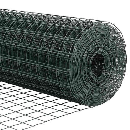 Eurozaun Grün 1,2 x 25 m PVC-beschichtetes Eisen