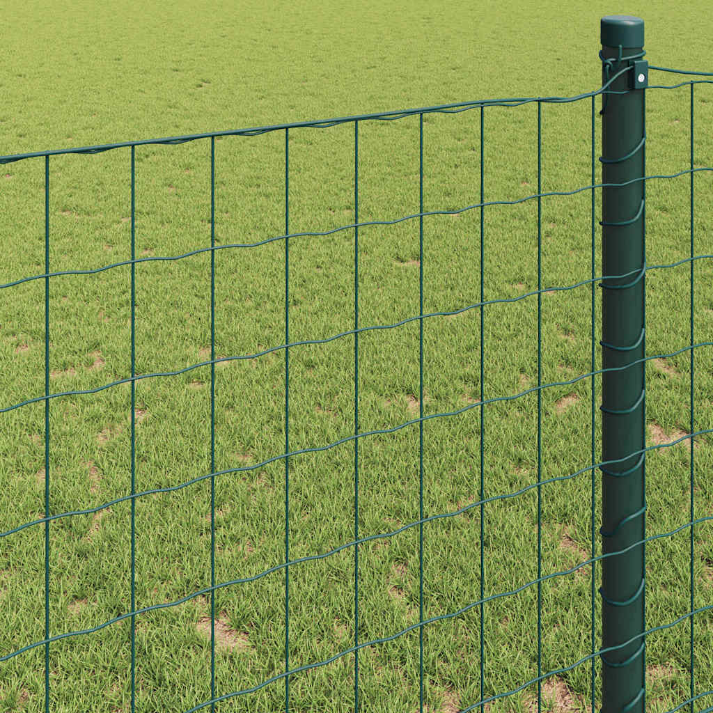Eurozaun Grün 0,6 x 25 m PVC-beschichtetes Eisen