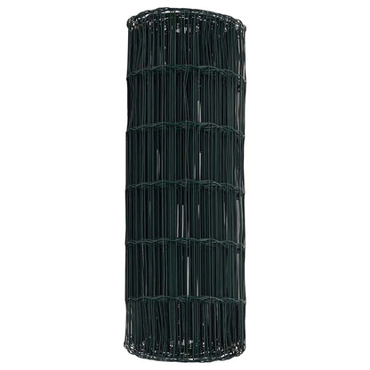 Eurozaun Grün 0,4 x 25 m PVC-beschichtetes Eisen