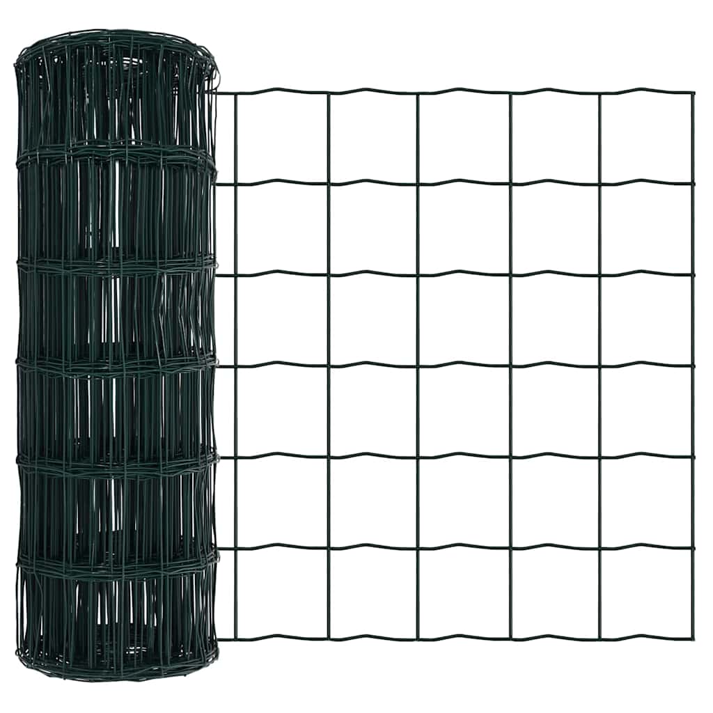 Eurozaun Grün 0,6 x 50 m PVC-beschichtetes Eisen