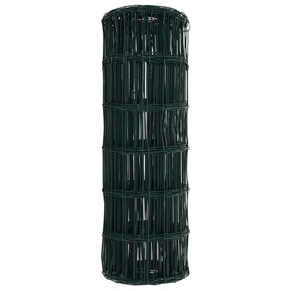 Eurozaun Grün 0,6 x 50 m PVC-beschichtetes Eisen