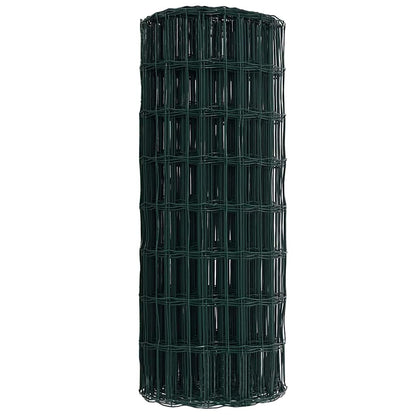 Eurozaun Grün 0,6 x 10 m PVC-beschichtetes Eisen