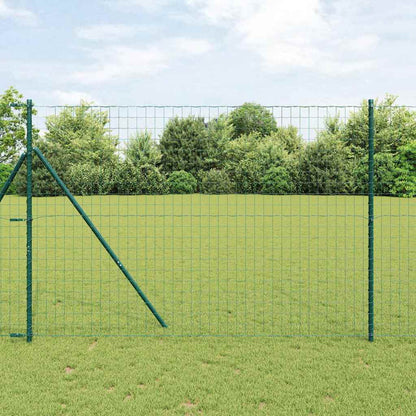 Eurozaun Grün 1,6 x 10 m PVC-beschichtetes Eisen