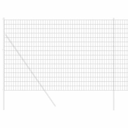 Eurozaun Grau 1,5 x 10 m PVC-beschichtetes Eisen