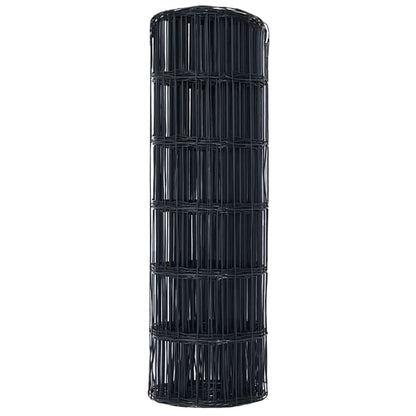 Eurozaun Grau 0,4 x 50 m PVC-beschichtetes Eisen