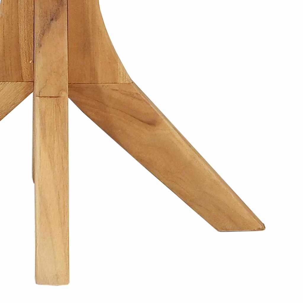 Beistelltisch Braun 40 x 40 x 41 cm Massivholz Teak