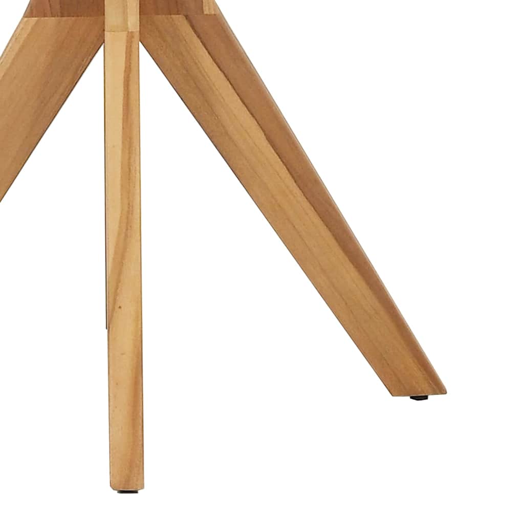 Beistelltisch Braun 70 x 70 x 75 cm Massivholz Teak