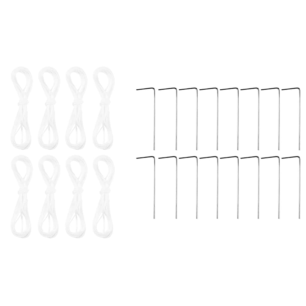 Party-Zelt Grün 400 x 400 x 266 cm Polyethylen und Stahl