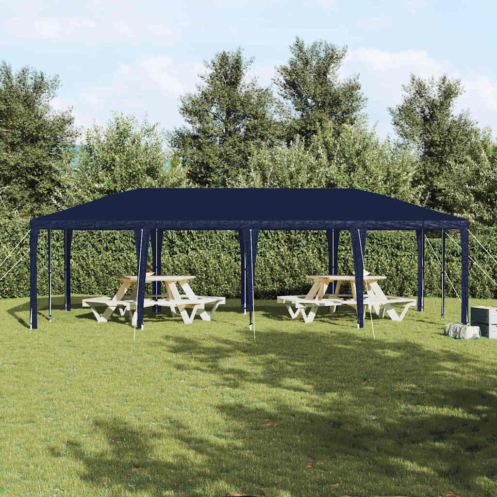 Party-Zelt Blau 800 x 400 x 266 cm Polyethylen und Stahl