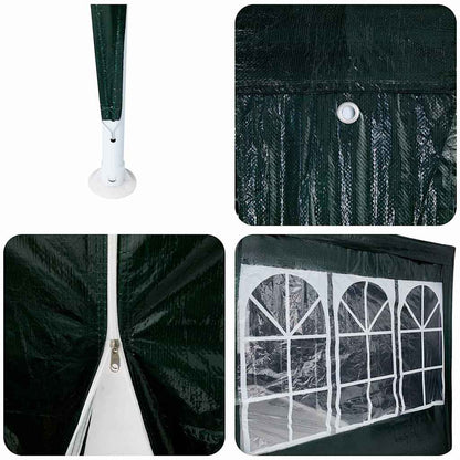 Party-Zelt Grün 800 x 400 x 266 cm Polyethylen