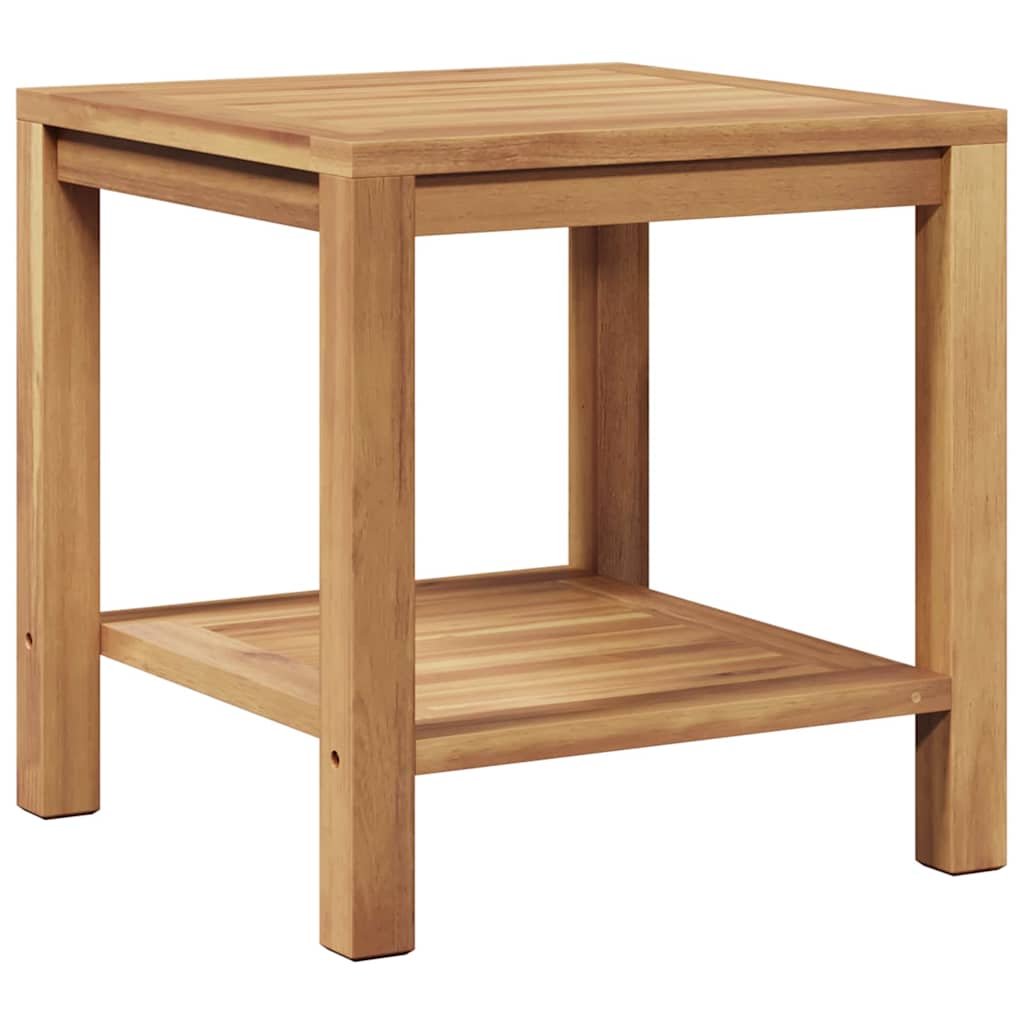Couchtisch Braun 45 x 45 x 45 cm Teak-Massivholz