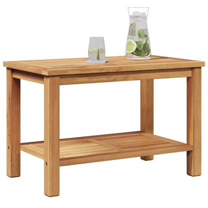 Couchtisch Braun 70 x 40 x 45 cm Teak-Massivholz