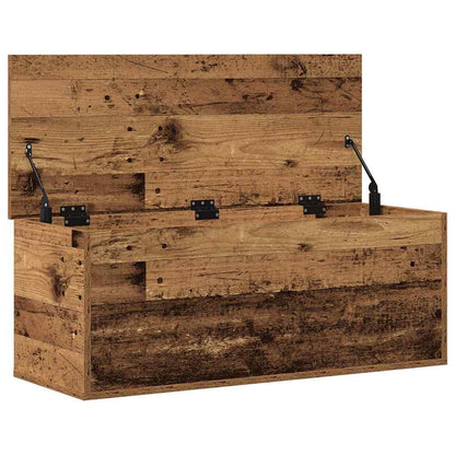 Aufbewahrungsbox Altholz 90 x 35 x 35 cm Holzwerkstoff