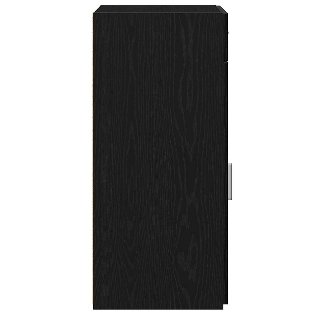 Sideboard mit Schubladen Schwarz Eichen-Optik 50 x 42,5 x 93 cm