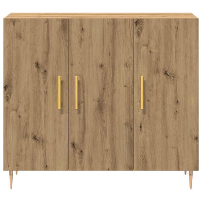 Sideboard Artisan-Eiche 90 x 34 x 80 cm Holzwerkstoff