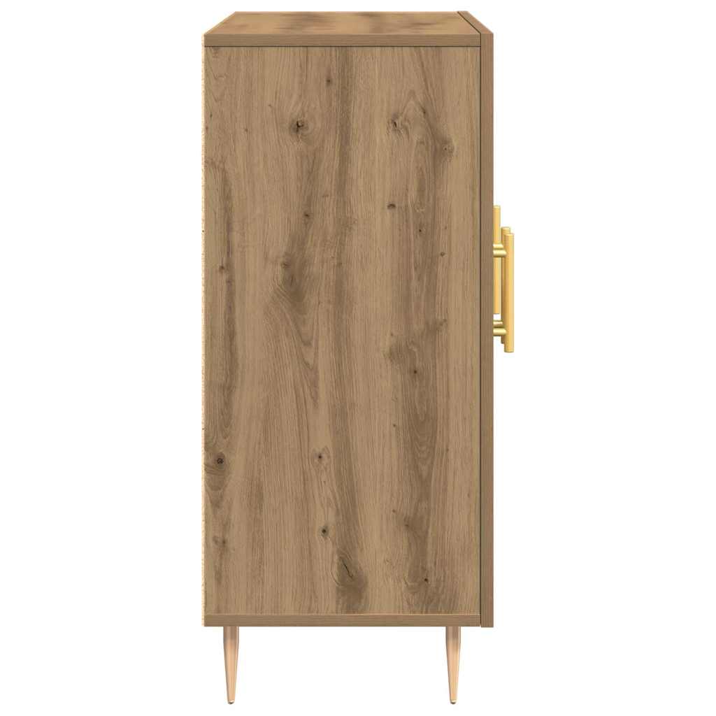 Sideboard Artisan-Eiche 90 x 34 x 80 cm Holzwerkstoff