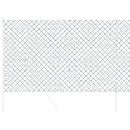 Kettenzaun Grün 10 x 1,5 m Stahl