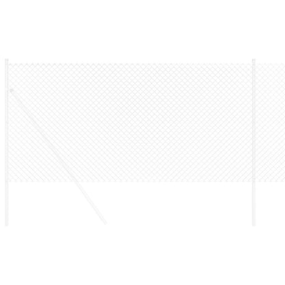 Kettenzaun Silber 10 x 1,2 m Verzinkter Stahl