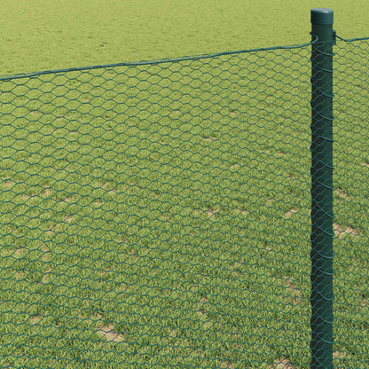 Hexagonzaun Grün 1,6 x 50 m PVC