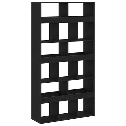 Bücherregal 2 pcs Schwarz Eichen-Optik 100 x 33 x 187,5 cm