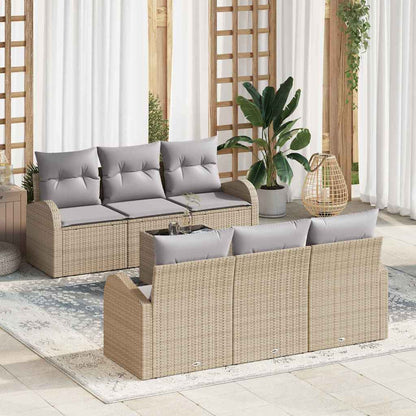 Gartensofa-set Beige 55 x 55 x 37 cm Poly-Rattan