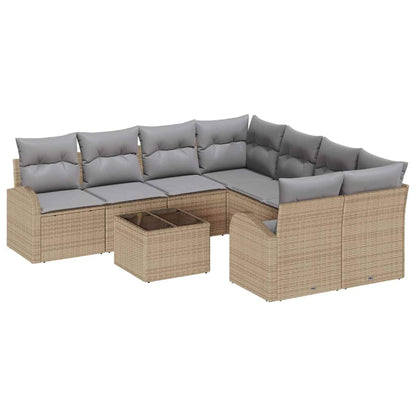 Gartensofa-set Beige 55 x 55 x 37 cm Poly-Rattan