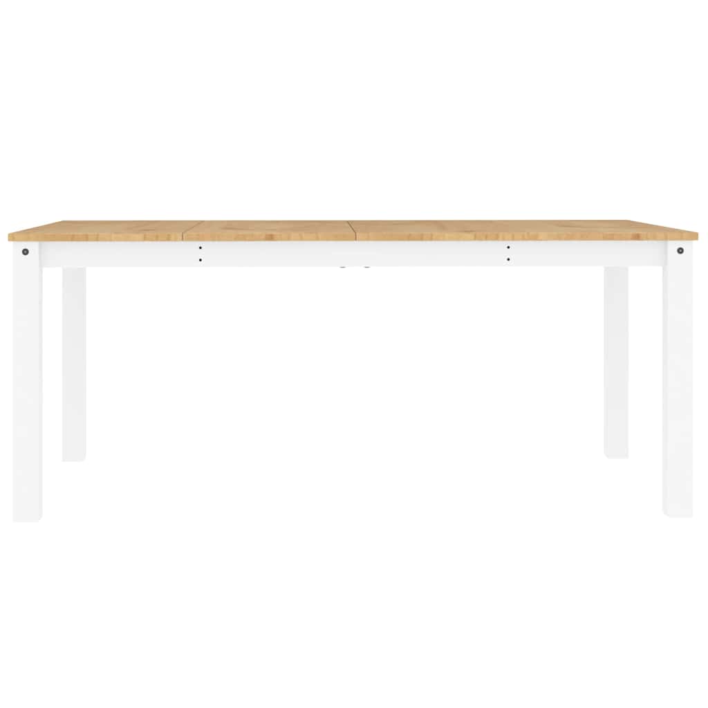 5-tlg. Essgruppe Panama Weiß Massivholz Kiefer